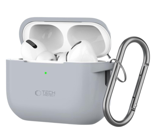 Tech-Protect Silicone Hook do Apple Airpods Pro (1.|2. gen.) crayon grey - 1285338 - zdjęcie